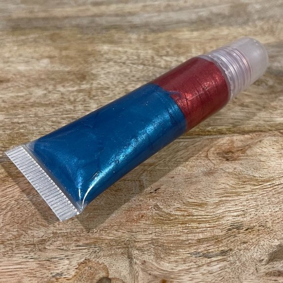 Organic, All Natural, Non-GMO Lip Gloss (color: superman) Great for everyone! - Picture 1 of 4